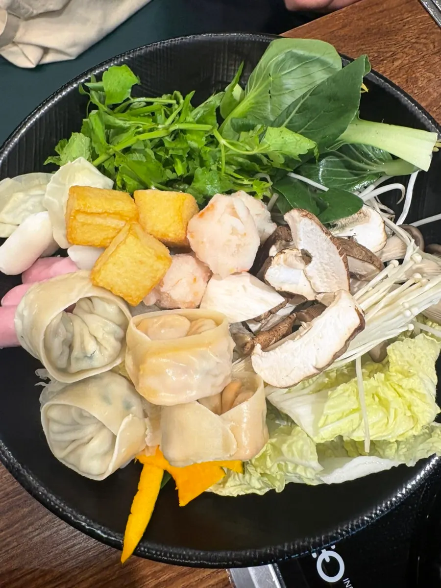 Cooking meat in the broth