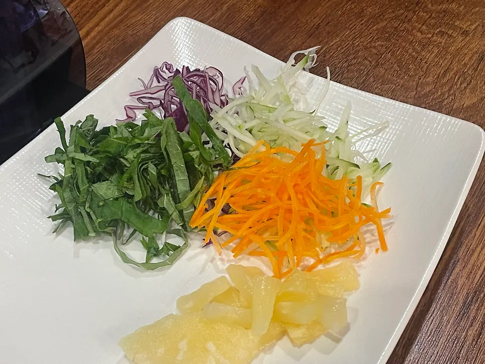 Spicy broth boiling in the shabu-shabu pot