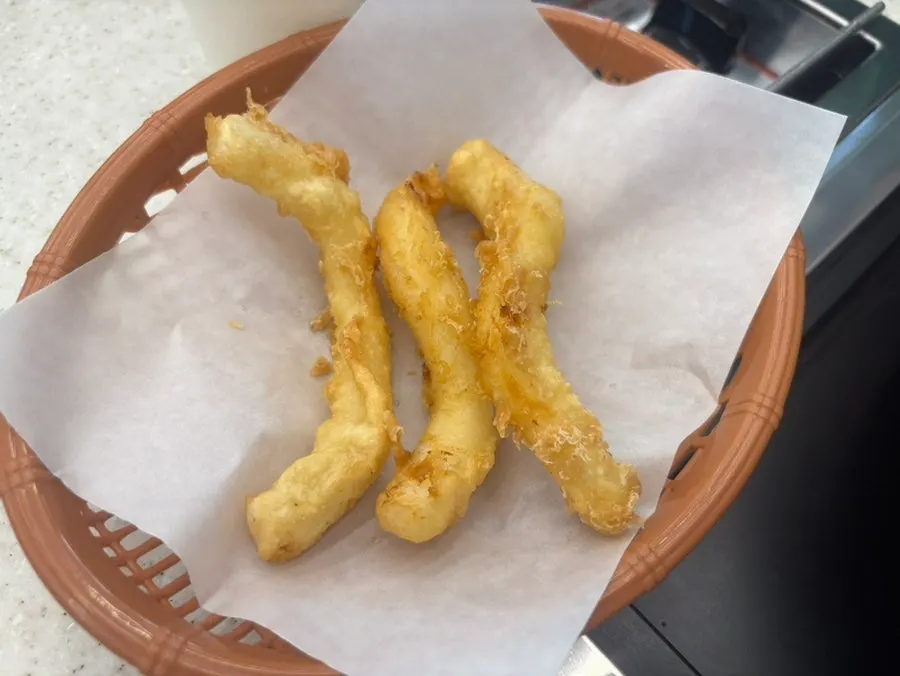 Fried squid received from the receipt review event