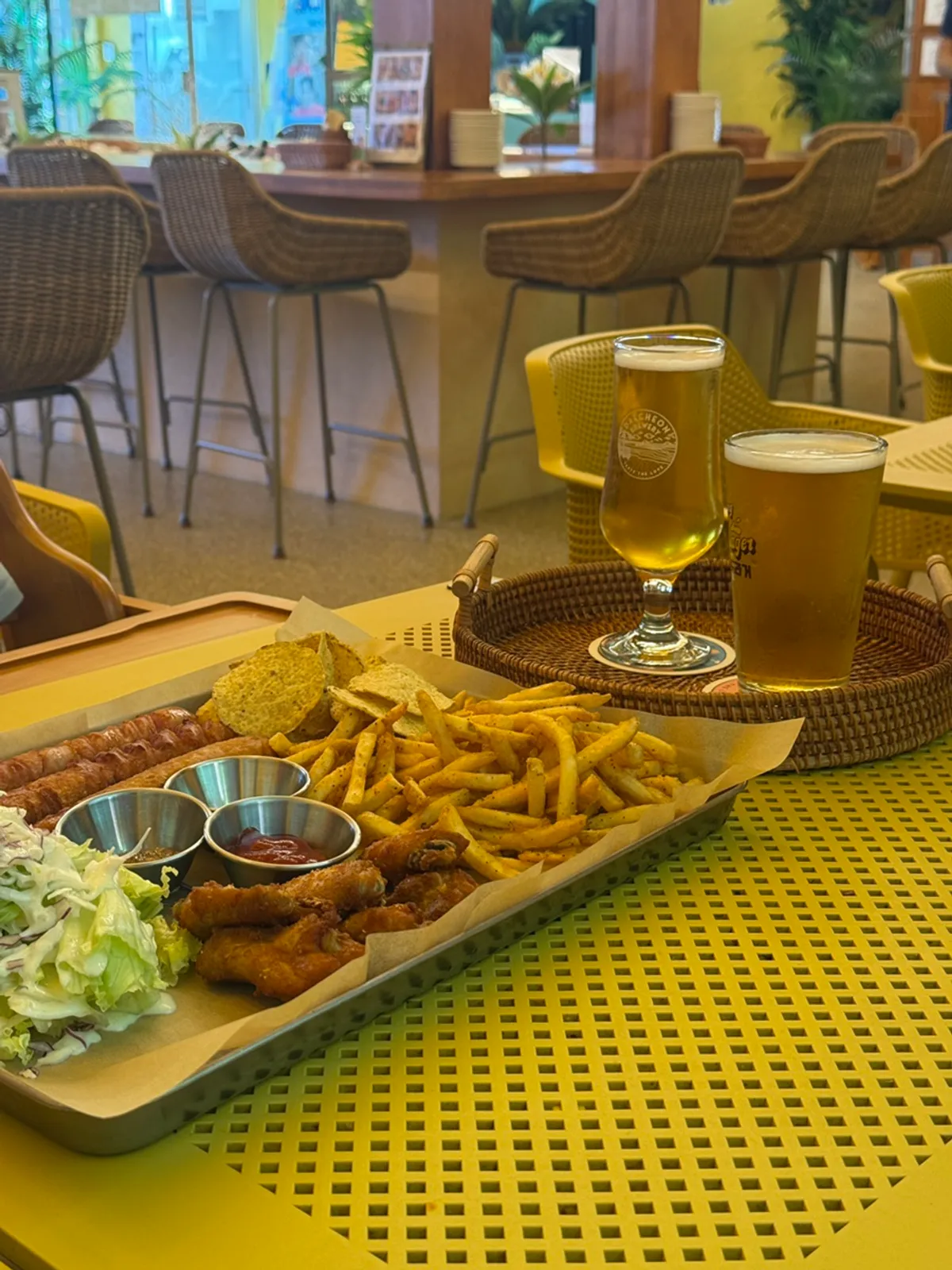 View of Daecheon Brewery craft beer brewery and pizza pub in Boryeong