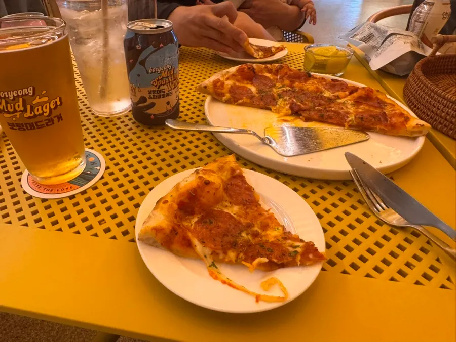 A whole wood-fired pizza topped with pepperoni