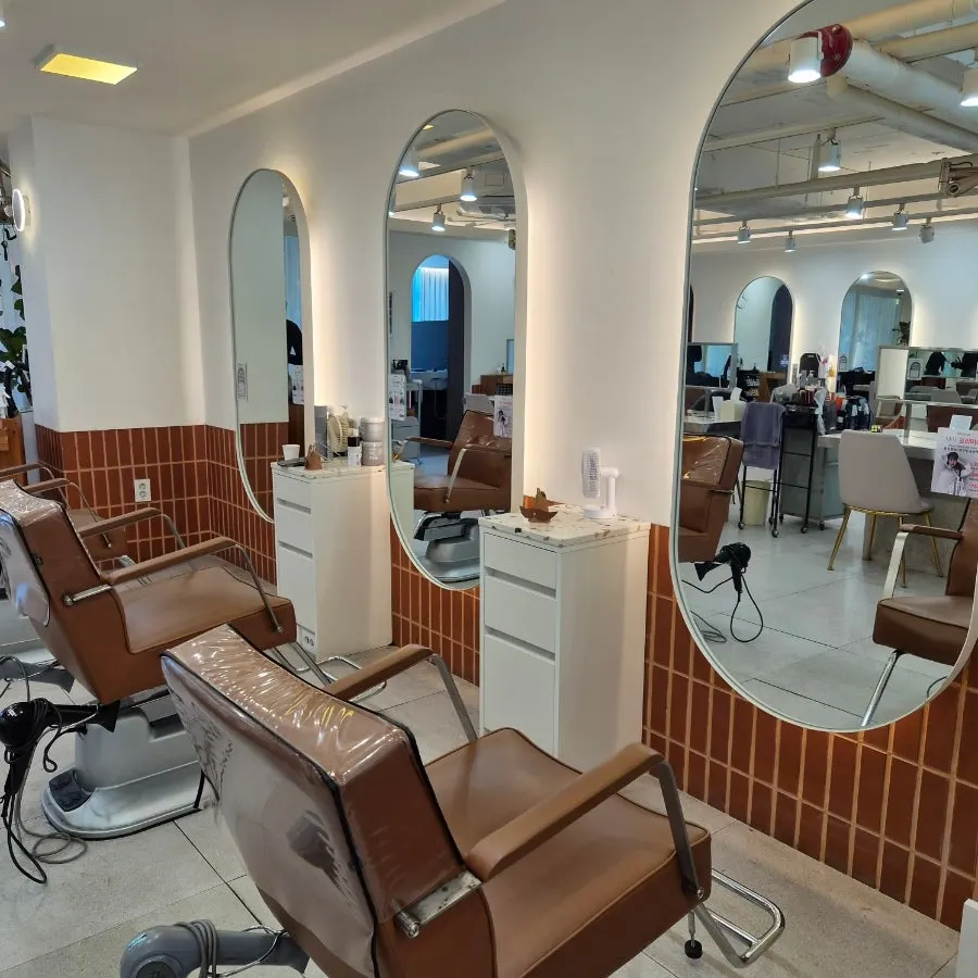 Soft, gentle atmosphere inside the salon