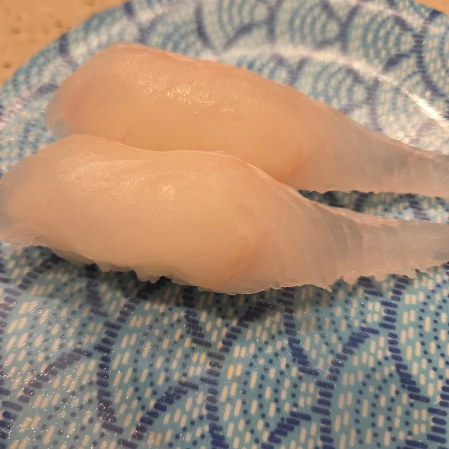 Mild flounder sushi