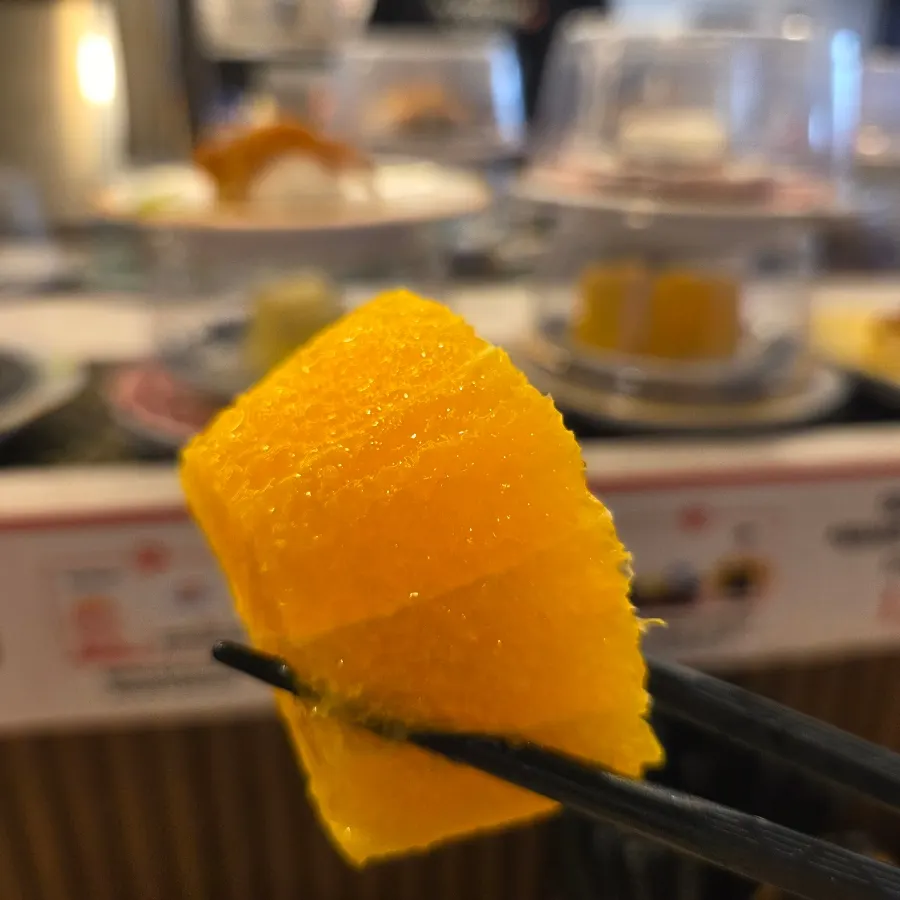 Orange for a refreshing finish