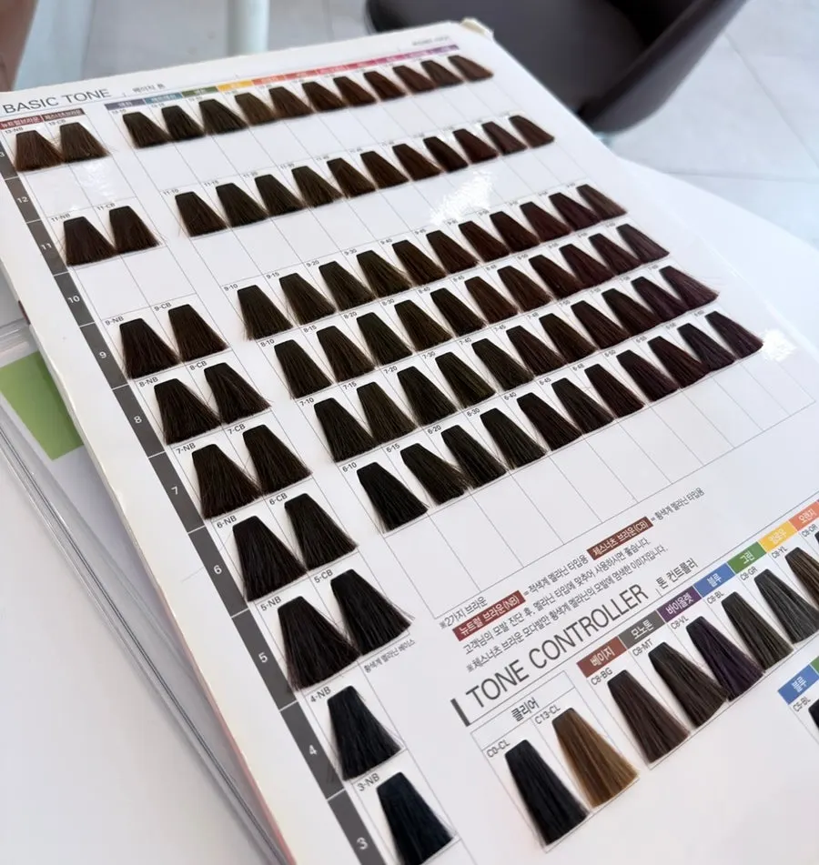 Hair condition before the color consultation