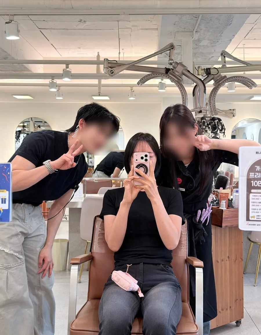 Overall hair tone settled after the service