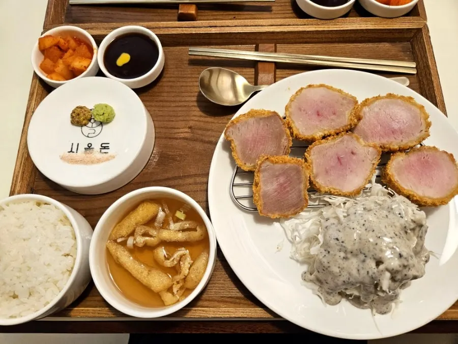 Sioldon tenderloin cutlet set meal