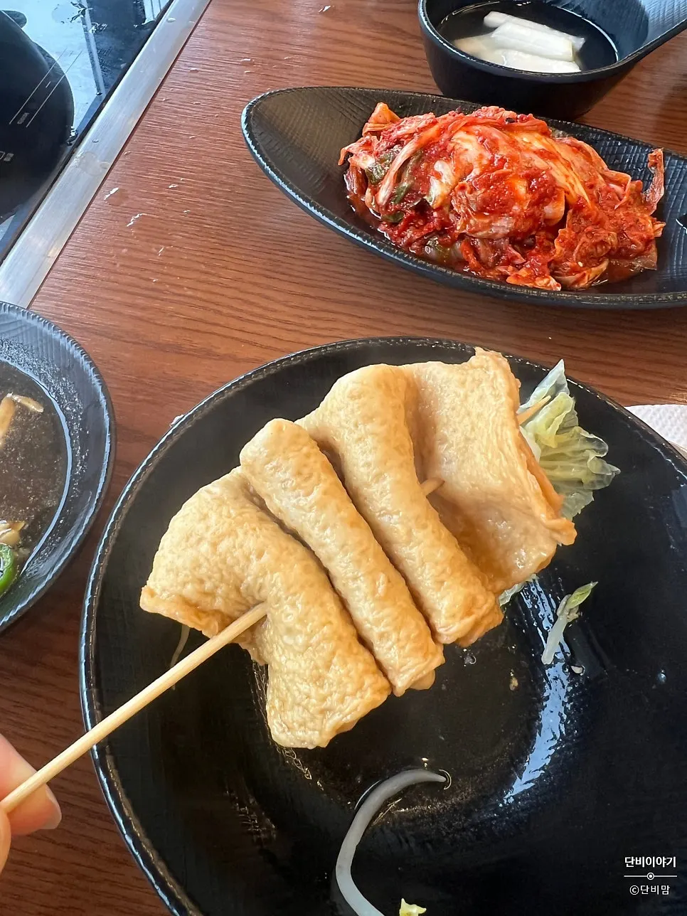 Whole fish cake skewers in the pot