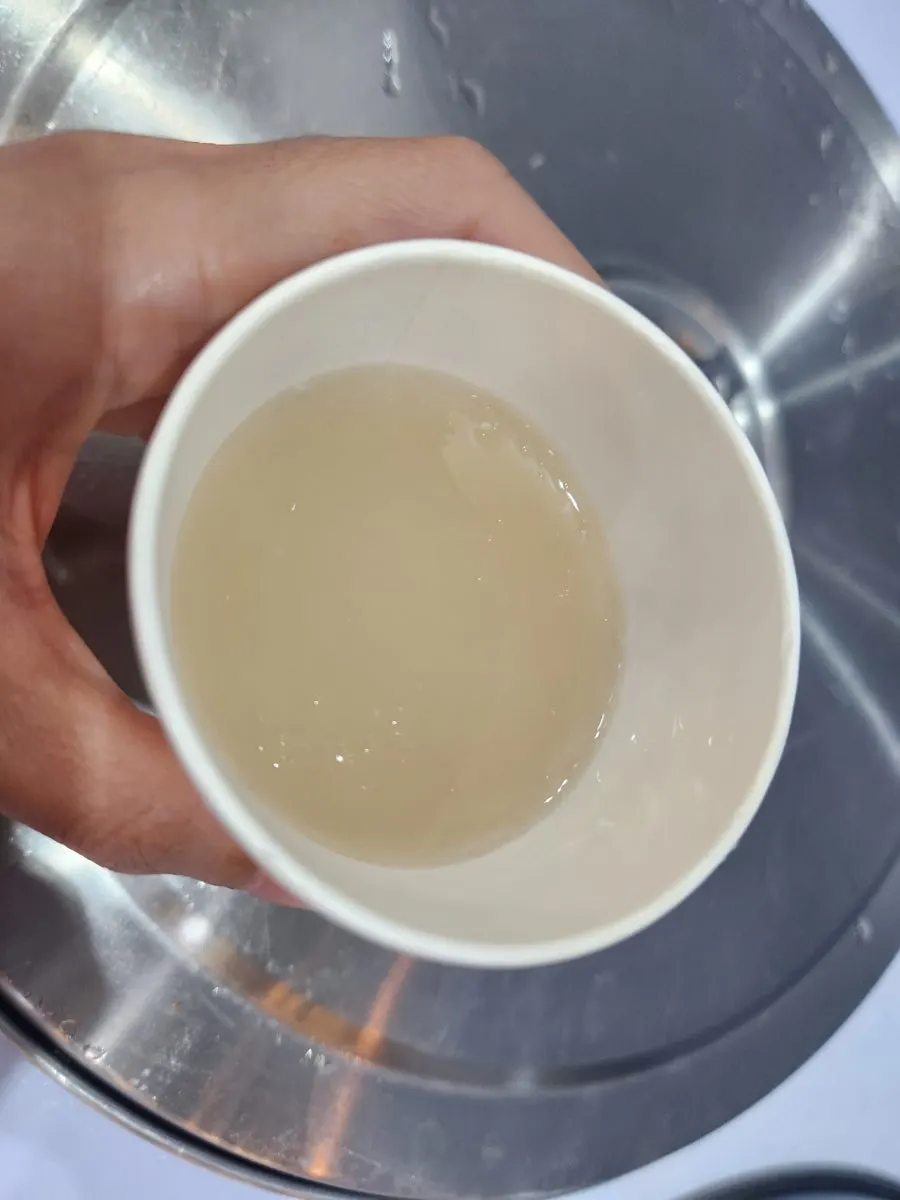 Sikhye enjoyed as a meal-ending drink