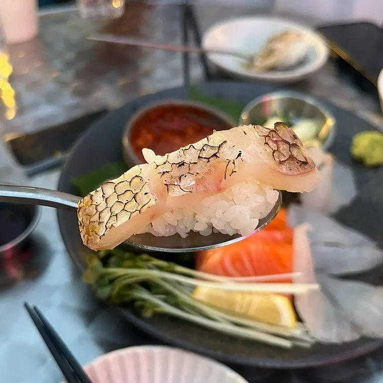 대강 모둠 숙성회 한 접시