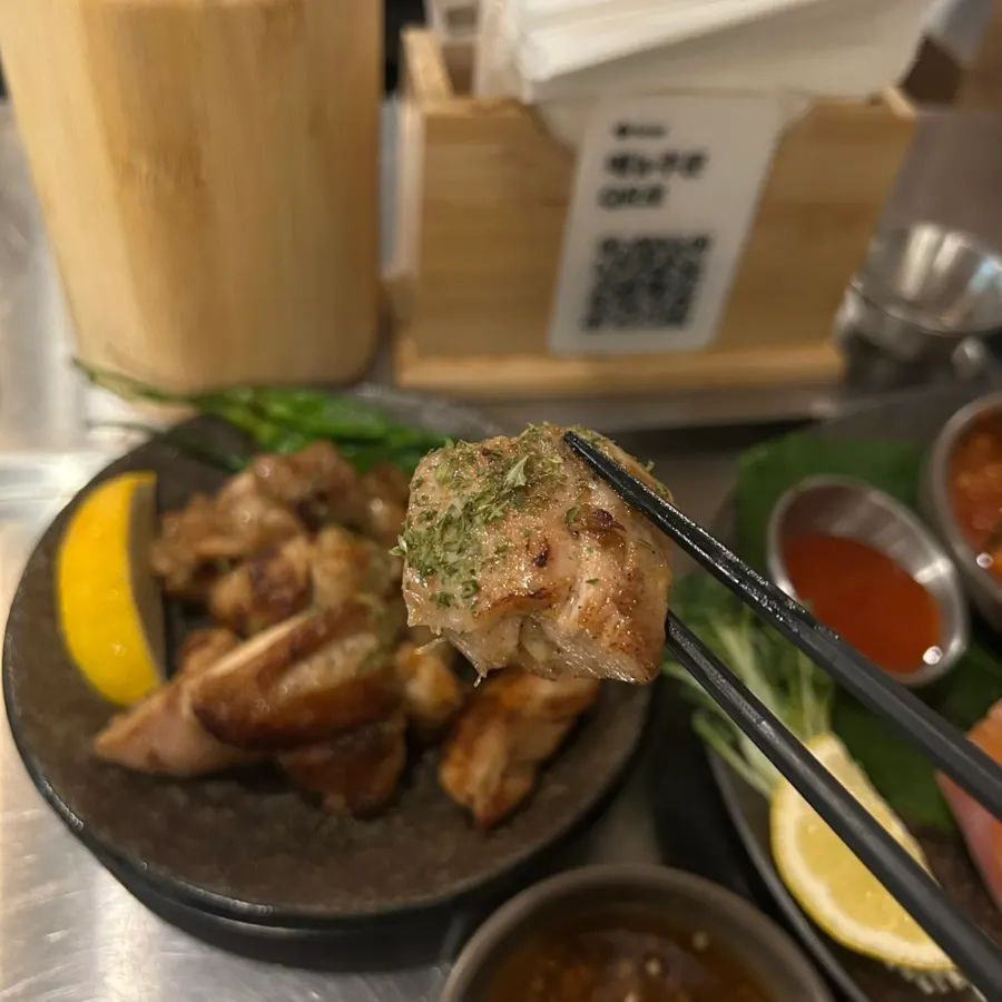Butter-grilled chicken at Daegang