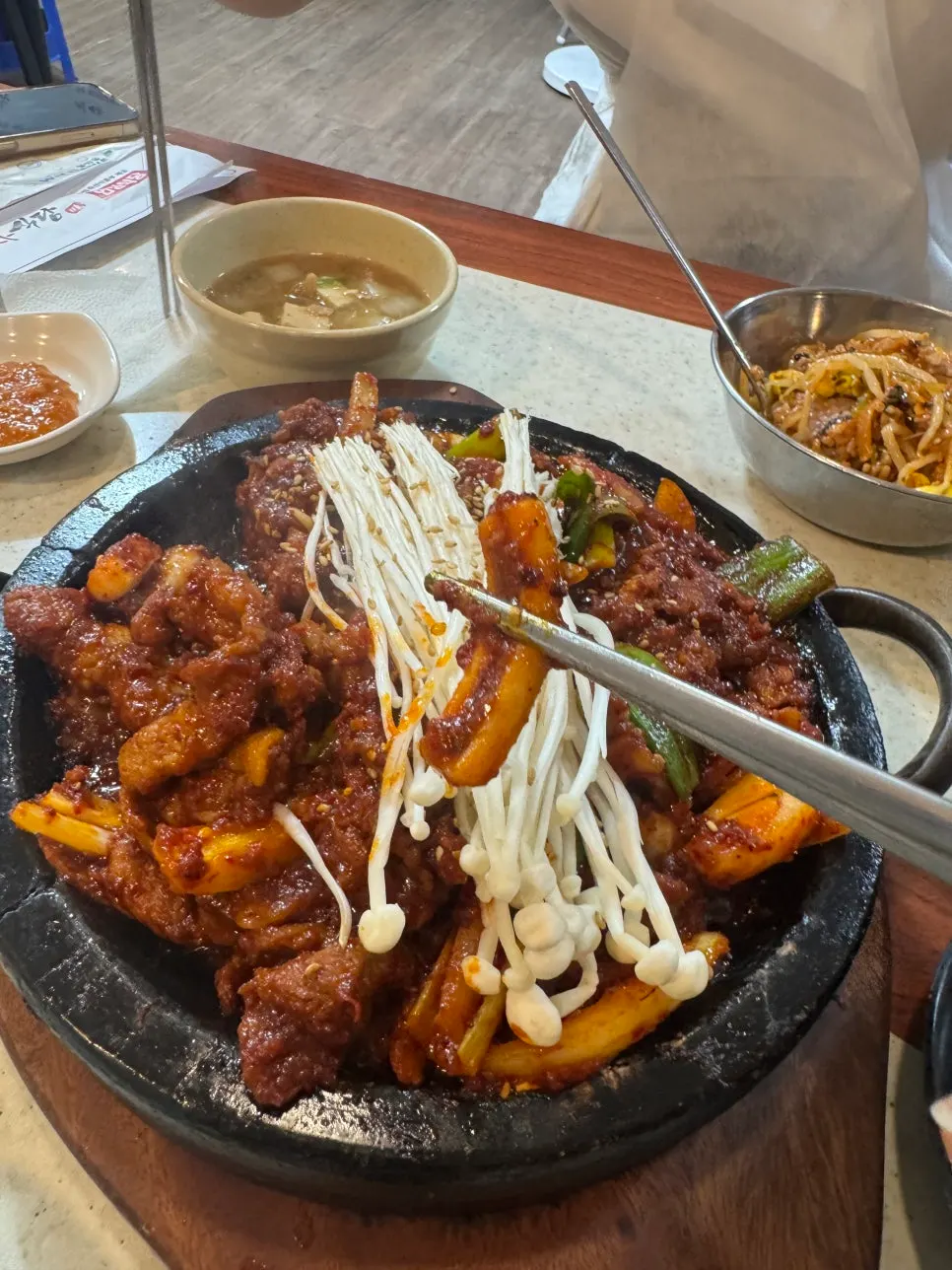 돌판 직화 오징어제육볶음 사진