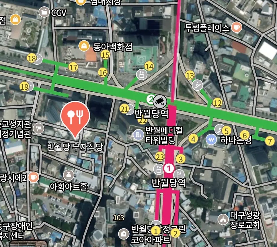 Directions to Banwoldang Bujasikdang