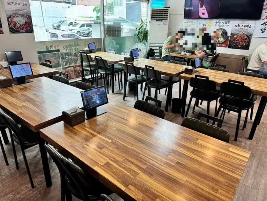 반월당부자식당 내부 좌석
