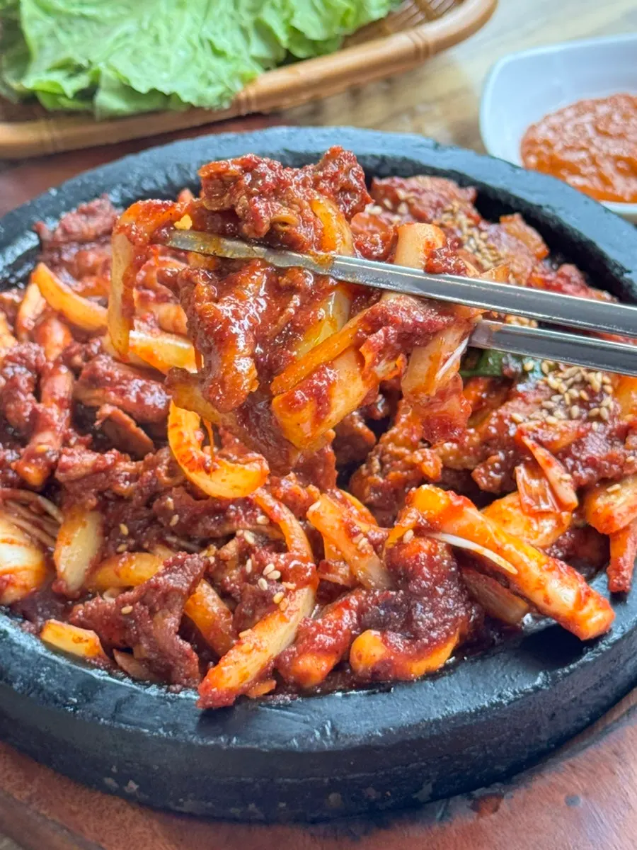 오징어 제육 직화볶음