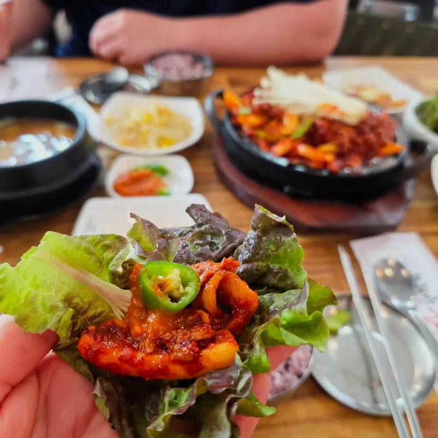 관덕정길 골목의 반월당부자식당 위치