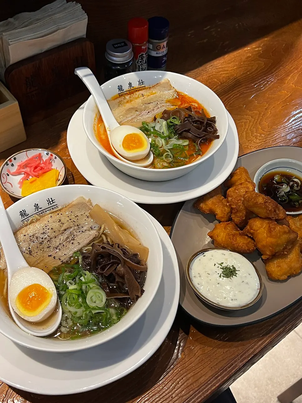 Ordered ramen and Japanese-style sides