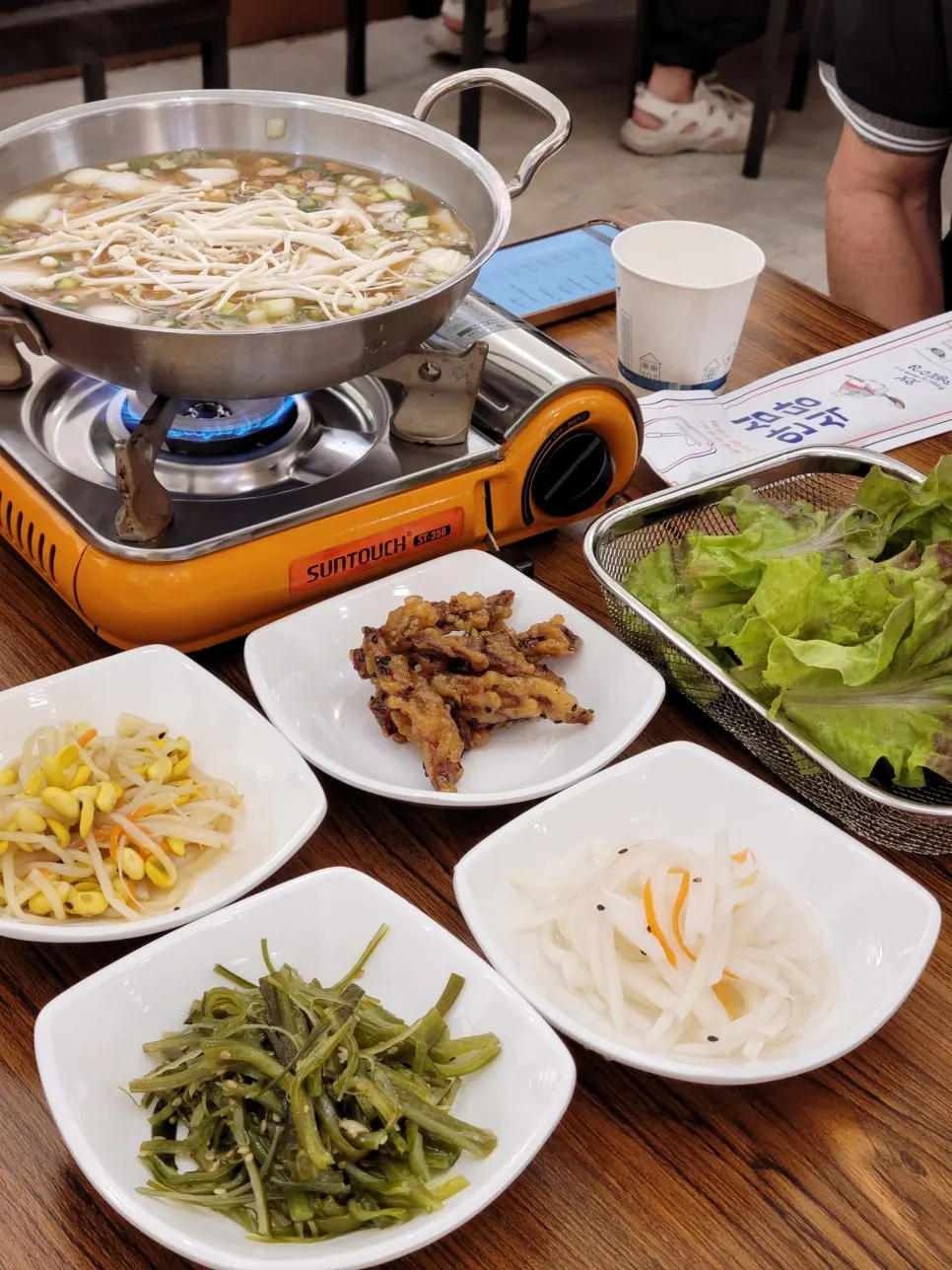 공기밥과 부자비빔밥 메뉴