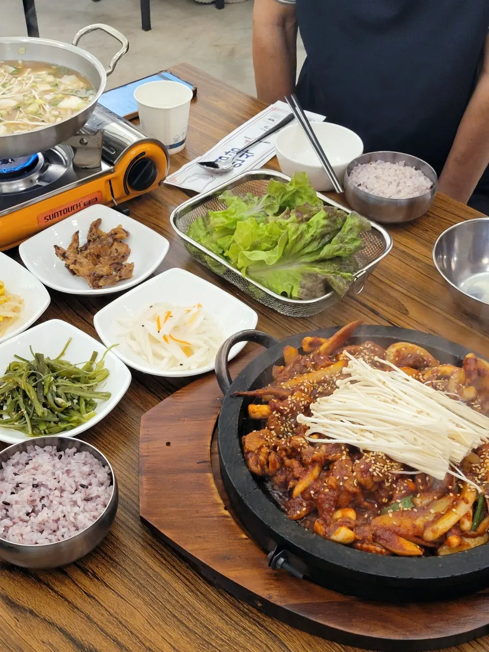 셀프바 쌈 채소