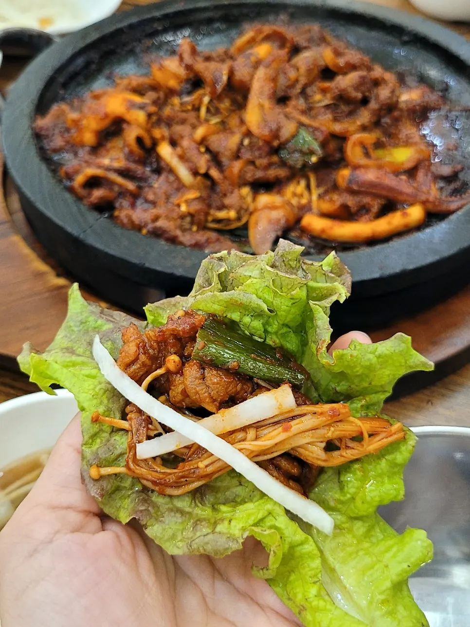 제육볶음 비빔밥 조합