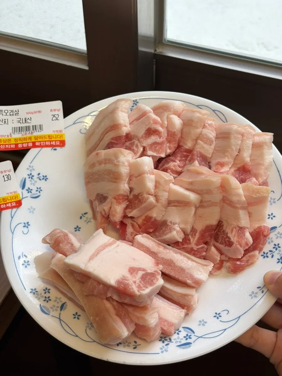 Order of special five-layer pork and chewy pork