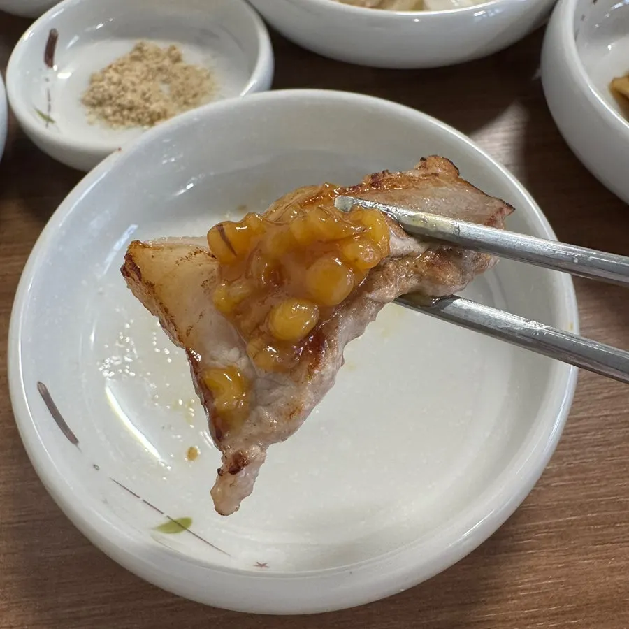 House-made barley doenjang and herring roe jeot sauces
