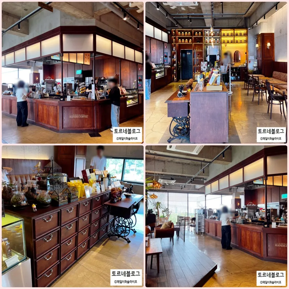 Second-floor ordering area