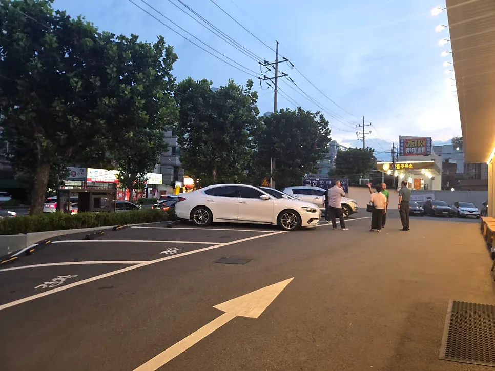 샤브20 대구복현점 전용 주차장