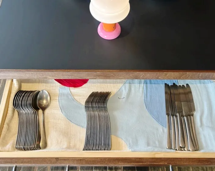 Dento interior with hip music playing
