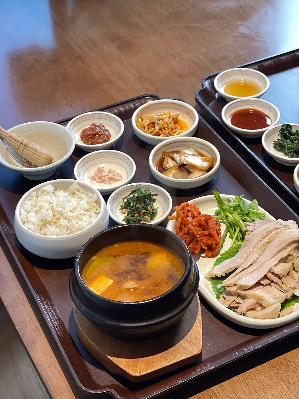 항정살 수육 보쌈 한상
