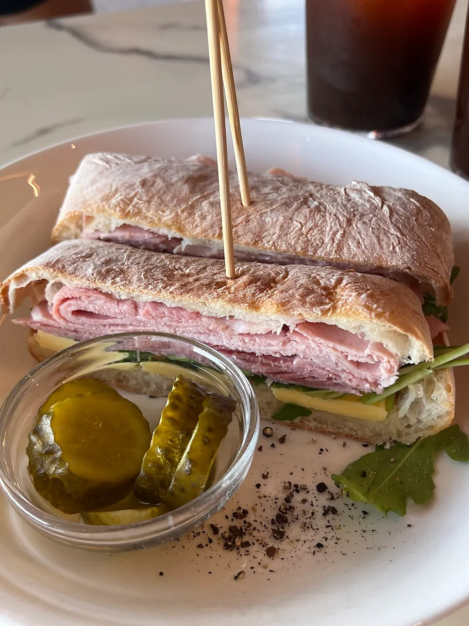 Soft jambon-beurre sandwich