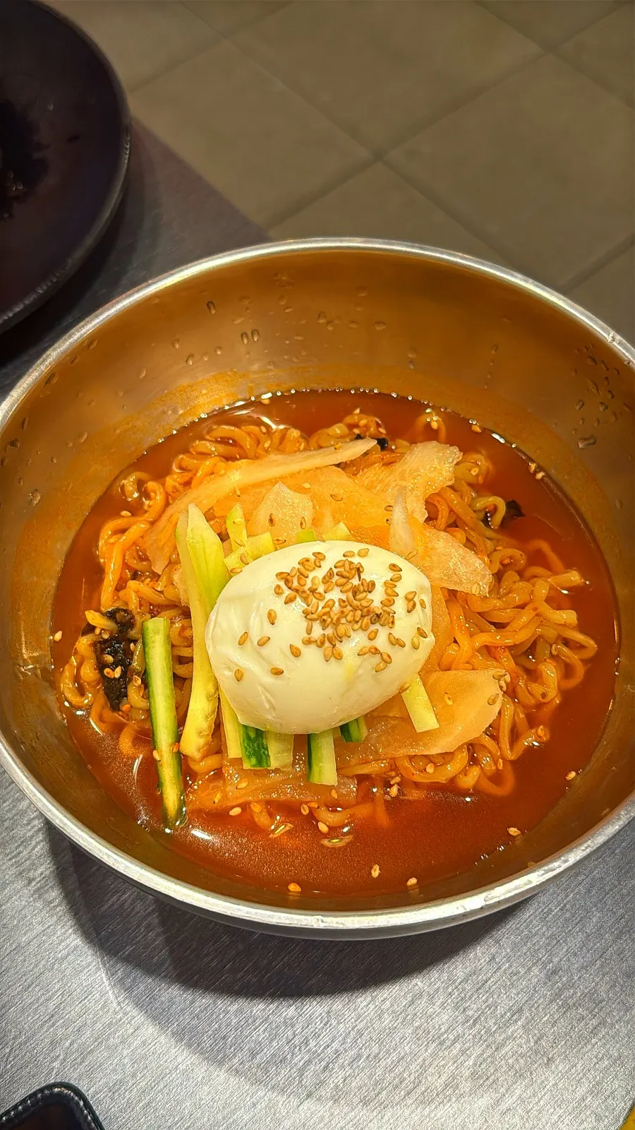 Spicy buldak naengmyeon