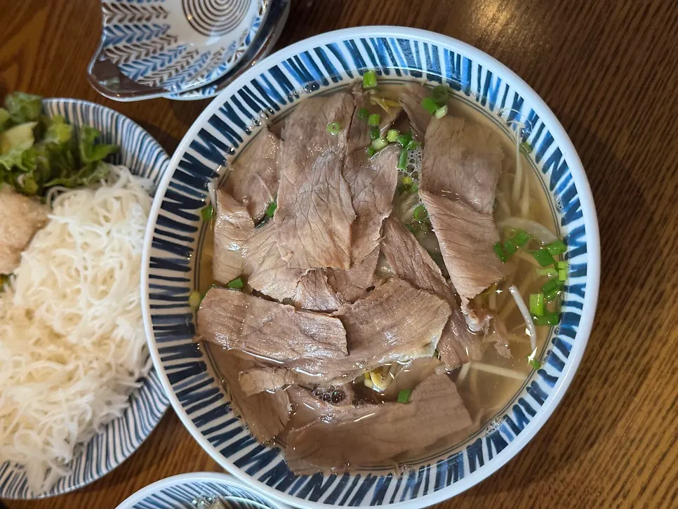 Pho with brisket
