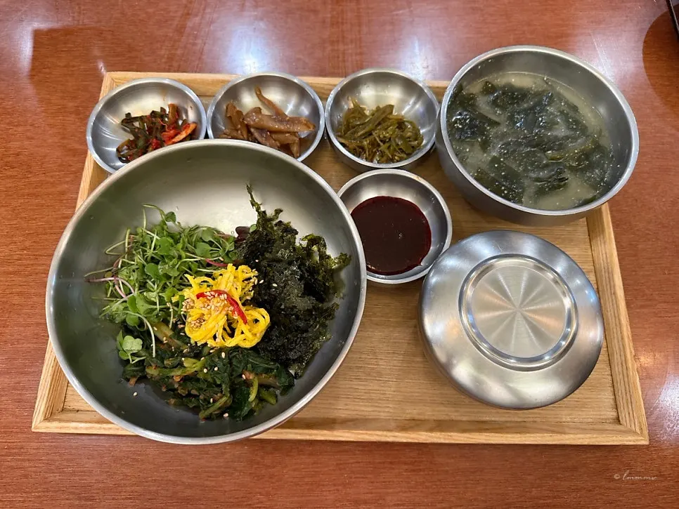 Full summer-special yeolmu bibimbap set