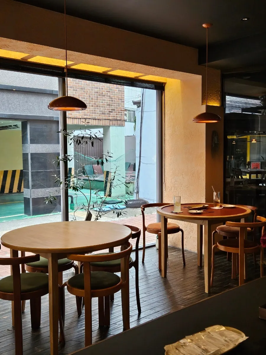 Interior of Dento café in Daegu