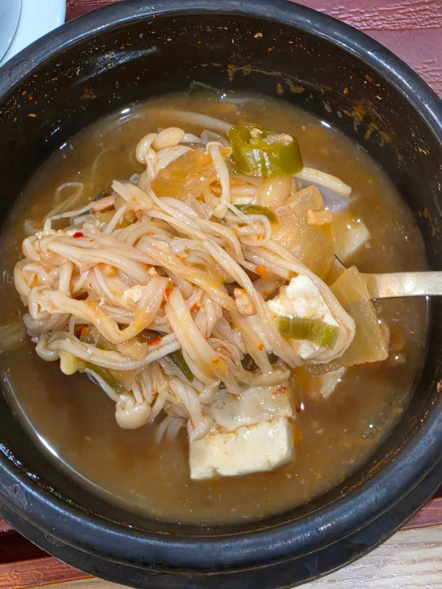 Korean dishes at Cafe Dongi Daemyeong Station Branch