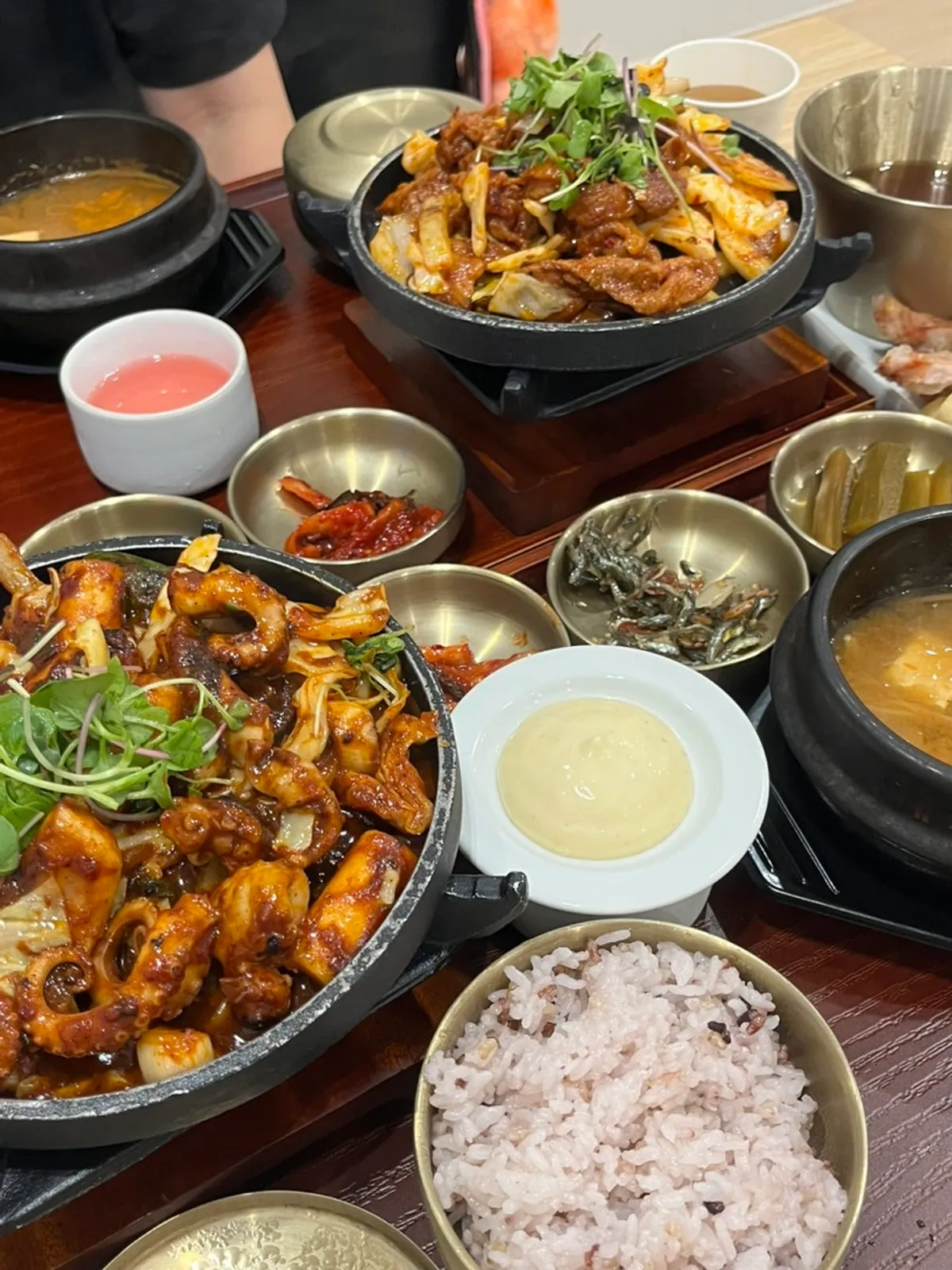 김에 싸 먹는 직화제육과 밥