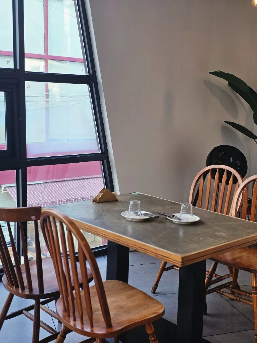 Second-floor seating at Dana