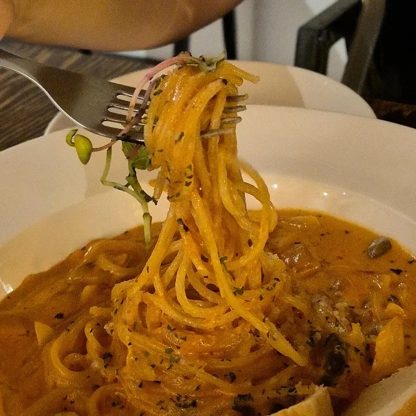 Rosé pasta date meal at Dana Dongseong-ro Main Branch in Daegu
