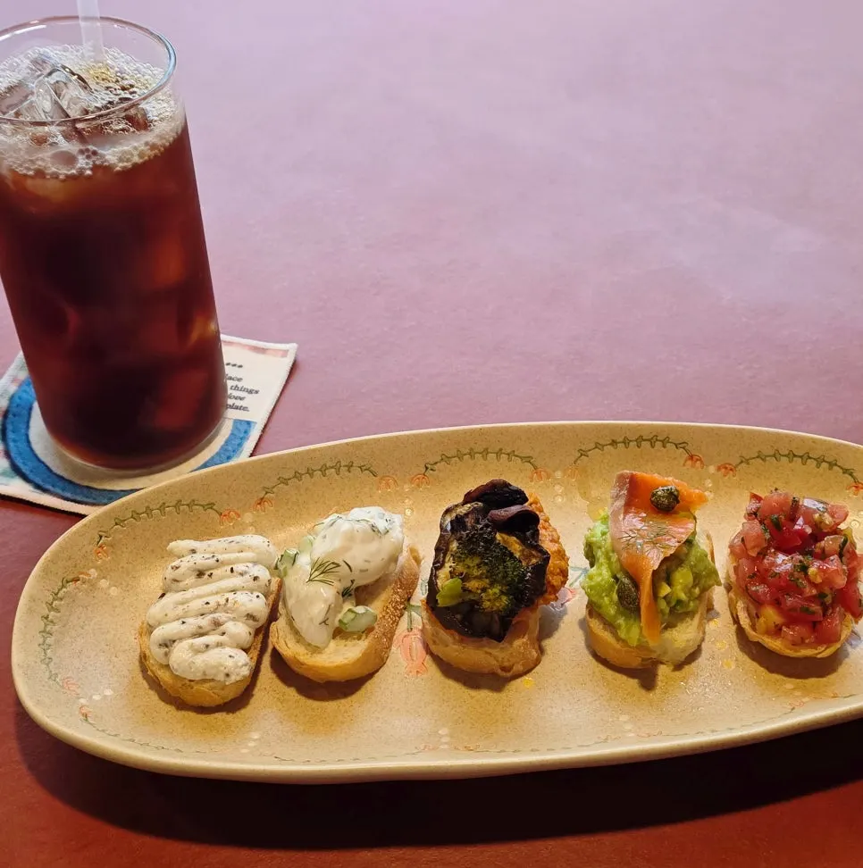 Beautifully plated brunch at Dento