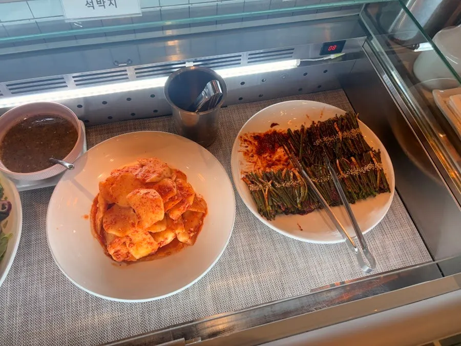 One type of basic banchan at Geumdeungeo Deulanguil Main Branch