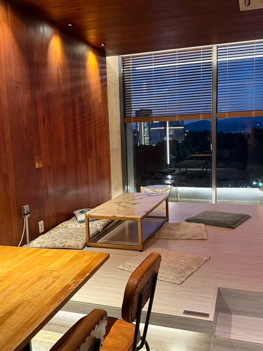 Closing photo from the Dongchon Resort café
