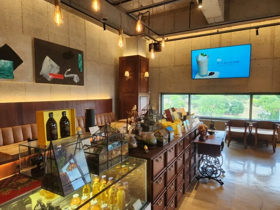 Classic café interior