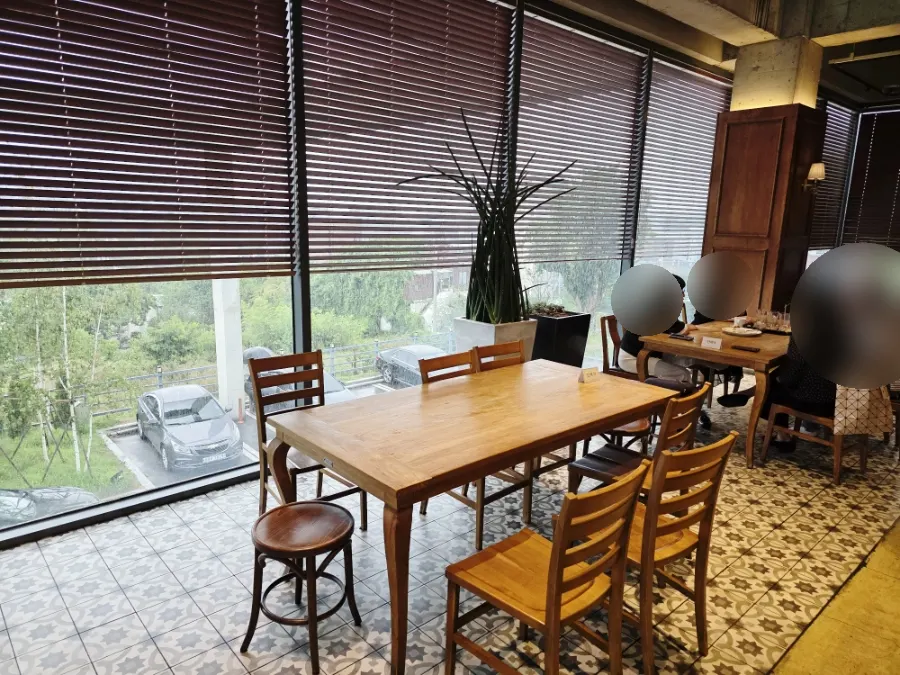 Third floor with forest and river views