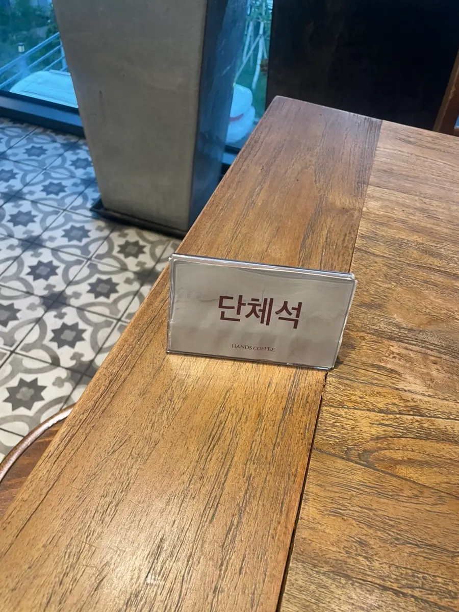 Spacious indoor café seating