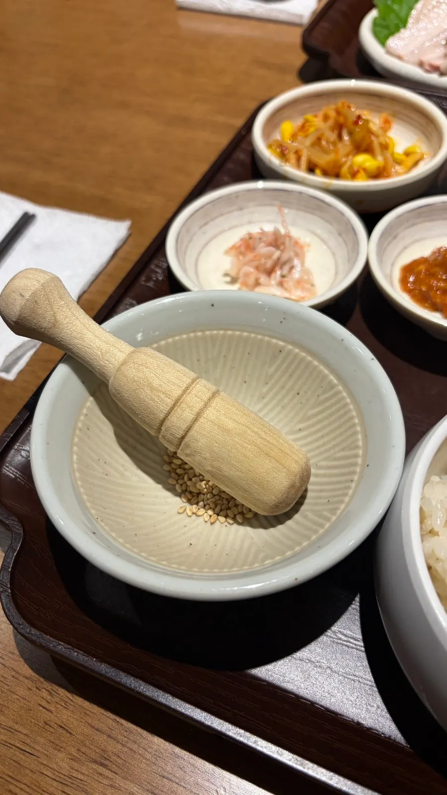 Bossam set meal with side dishes