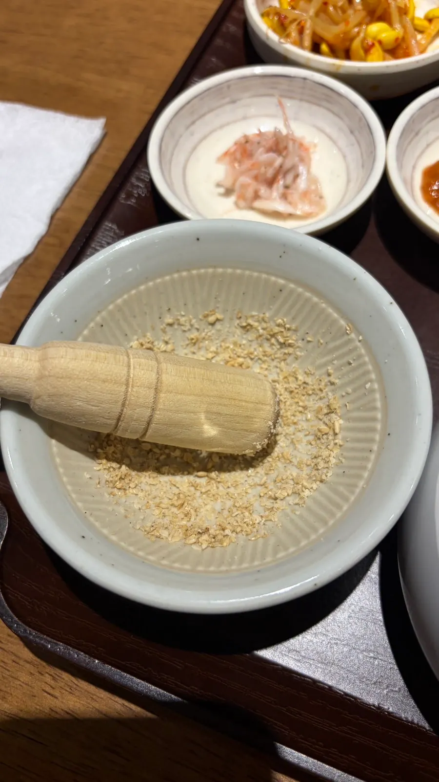 Bossam set meal side dishes