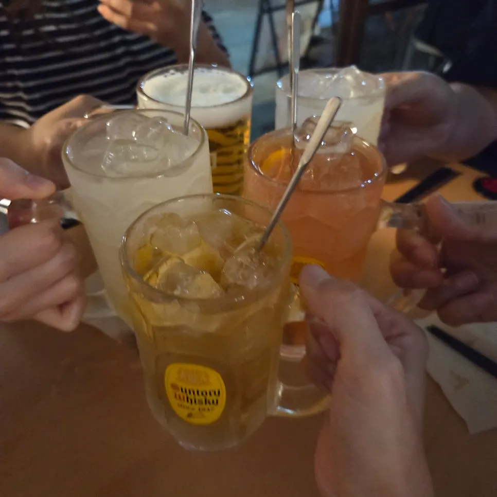 Grapefruit and yuzu highball glasses