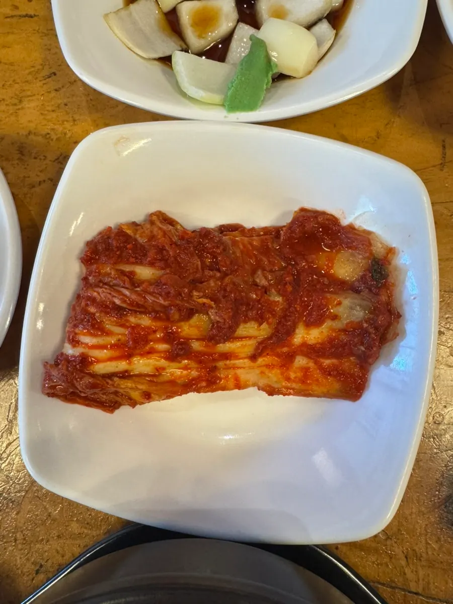 A gukbap bowl emptied to the bottom