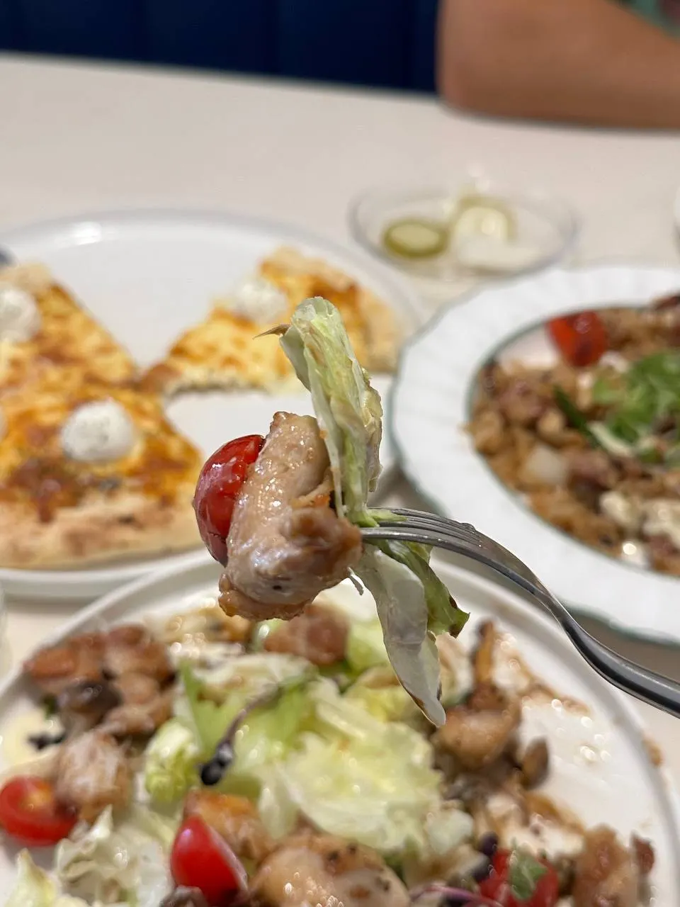 Starter course before the Italian meal